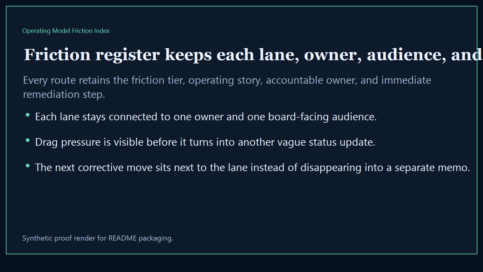 Friction register